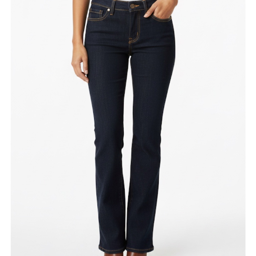 MU by Yves Castaldi Bootcut Jeans, Women’s 4, Dark Wash Blue